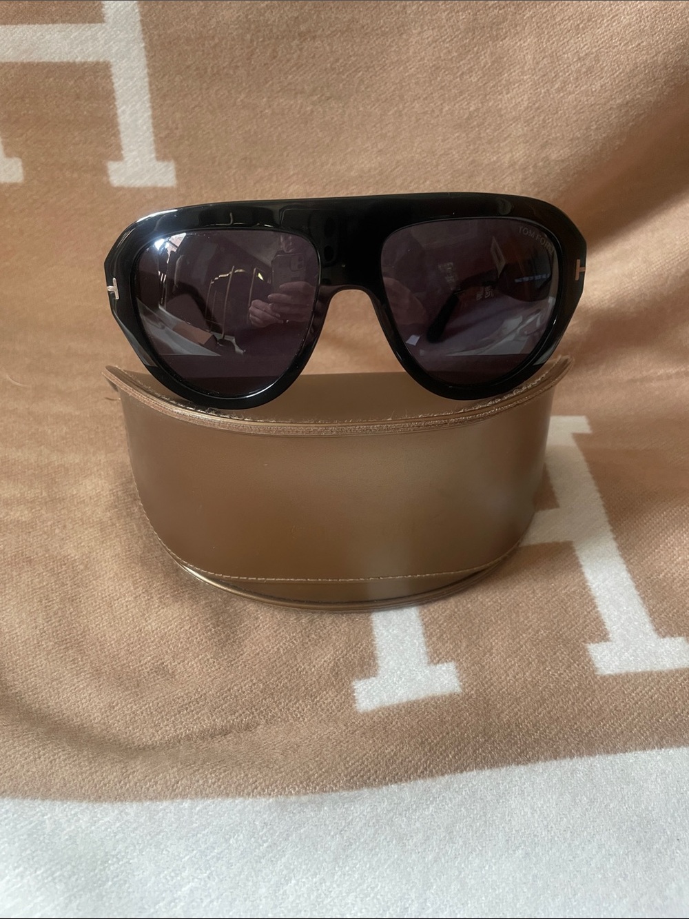 Tom Ford Black Oversized Women’s Sunglasses Authentic